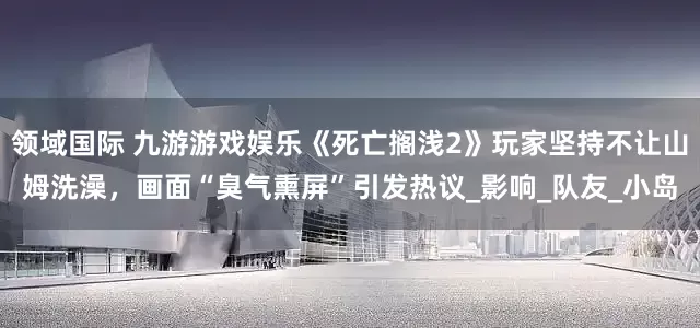 领域国际 九游游戏娱乐《死亡搁浅2》玩家坚持不让山姆洗澡，画面“臭气熏屏”引发热议_影响_队友_小岛